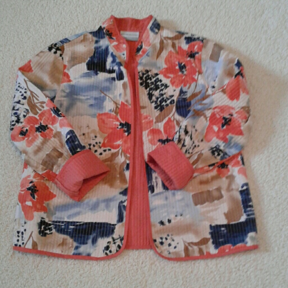 Floral spring jacket blazer
